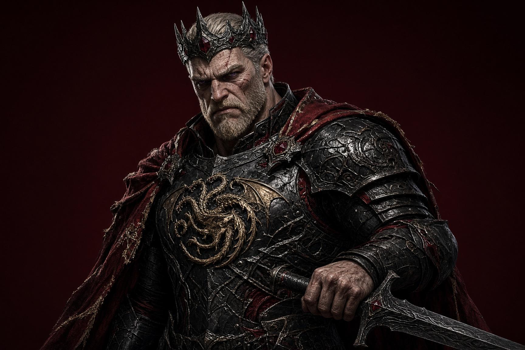 Portrait of Maegor I Targaryen